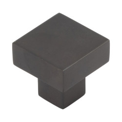Burlington by Frelan Trafalgar Square Cabinet Knob - 30 x 30mm - Dark Bronze