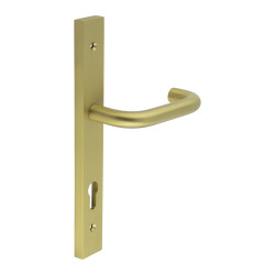 CRES by Frelan CR-106 uPVC Multipoint Door Handle - 92mm c/c - Satin Brass