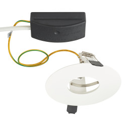 Integral LED Evofire 50W IP65 Fire Rated LED Fixed Downlight - 70-100mm Cut-out - White