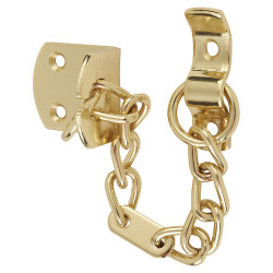 Touchpoint Standard Door Chain - 150 x 35mm - Polished Brass