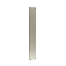 Burlington by Frelan Solid Brass Finger Plate - 450 x 75 x 4mm - Satin Nickel