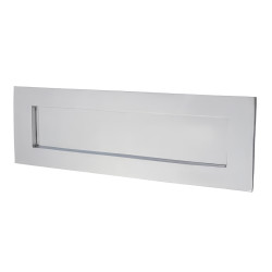 Letter Plate - 306 x 100mm - Polished Chrome