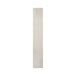 Altro Stainless Steel Plain Finger Plate - 450 x 75 x 1.5mm - Satin