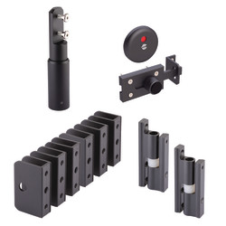 Cubicle Pack 'A' - 17-21mm Panels - Black Fine Textured