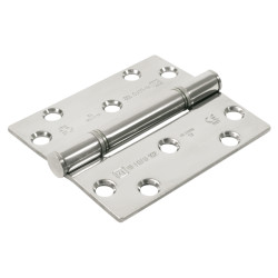 Royde & Tucker (H102) Hi-Load Grade 13 Butt Fire Door Hinge - 100 x 88 x 3mm - 304 Pol Stainless