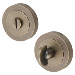 Serozzetta by Carlisle Brass GK4004 Bathroom Turn & Release - 50mm Diameter - Antique Brass