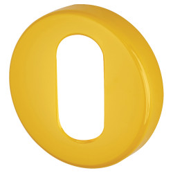 Hoppe AR600/28 Nylon Escutcheon - 52mm Diameter - Oval - Golden Yellow - Pair