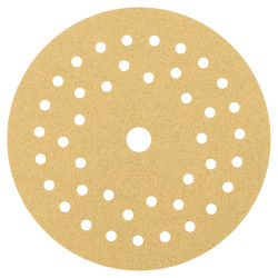 Mirka Gold Sanding Disc 42 Hole Multifit - 125mm Diameter - Grit 60 - Pack of 50