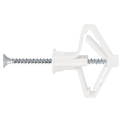 Rawlplug Plastic Toggle - 10 x 35mm - Grey - Pack of 5