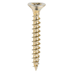 TIMCO Classic Pozi Countersunk Wood Screws - 4.0 x 30mm - Yellow Zinc - Pack of 200