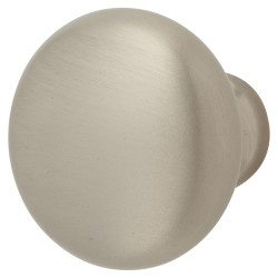 Alexander & Wilks Wade Round Cabinet Knob - 32mm Diameter - Satin Nickel