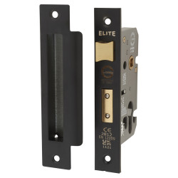 Touchpoint Euro Profile Sashlock - 65mm Case - 44mm Backset - Matt Black