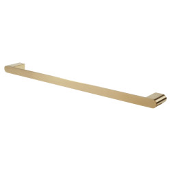 Altro Designer Square Towel Rail - 600 x 65 x 25mm- PVD Satin Brass
