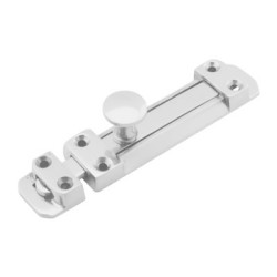 Touchpoint Flat Section Bolt - 115 x 25mm - Satin Chrome