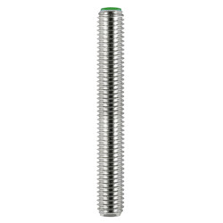 TIMCO Threaded Bar Rod / Studding - M8 x 1000mm - A2 Stainless Steel - Pack of 5