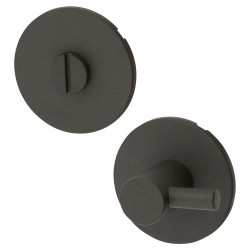 Jigtech Schema Orka Bathroom Turn & Release - 53mm Diameter - Graphite Grey