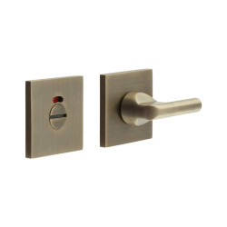 CRES by Frelan CRES804 Square Bathroom Turn & Release with Indicator - 54 x 54mm - Antique Brass