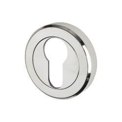Serozzetta by Carlisle Brass Escutcheon - 50mm Diameter - Euro - Polished Chrome