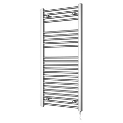Altro 250W Dual Fuel Heated Towel Rail - Chrome