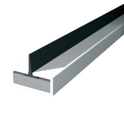 Pyroplex Single Centre Flipper Intumescent Strip - FD30 - 10 x 4 x 2100mm - White - Pack of 10