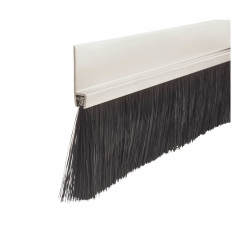 Barrier Brush Strip H8 - Brush Size 80mm - 3000mm Length - Inward/Outward Opening Doors - Aluminium
