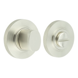 Burlington by Frelan Inner 3 Turn & Release with Knurled Rose - 47mm Diameter - Satin Nickel