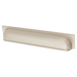 Alexander & Wilks Quantock Cabinet Cup Handle - 203mm Centres - Satin Nickel