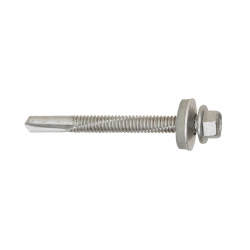 TIMCO Self Drilling Screw for Heavy Section Steel - With Washer - 5.5 x 80mm - Pack of 100