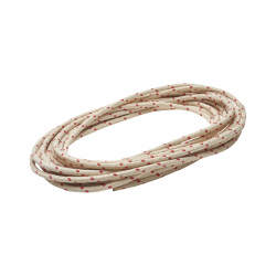 Red Fleck Waxed Sash Window Cord - 7mm Diameter - 10m Knot