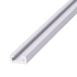 Exitex Sash Window Plain Pile Carrier - 2200mm Length - No Pile - White