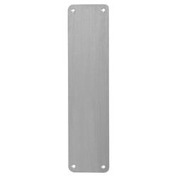 Altro Stainless Steel Plain Finger Plate - 300 x 75 x 1.5mm - Satin