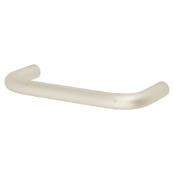 Touchpoint 9mm D-Bar Cabinet Pull Handle - 100mm Centres - Satin Aluminium