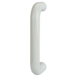 Hoppe AR602/300 Nylon D-Bar Door Pull Handle - Bolt Fix - 300mm c/c - Diamond White