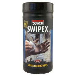 Soudal Swipex Heavy Duty Alcohol-Free Wipes - 100 Tub