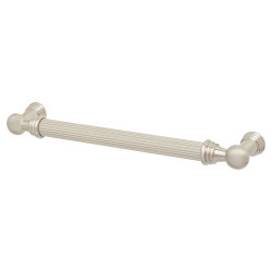 Altro Whitby Lines 10mm T-Bar Cabinet Pull Handle - 160mm Centres - Satin Nickel