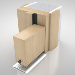 Norsound 810S Automatic Small Drop Down Seal - 825mm Length - Black