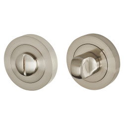 Touchpoint Bathroom Turn & Release - 50mm Diameter - Satin Nickel