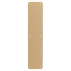 Hampstead Solid Brass Plain Finger Plate - 350 x 75 x 1.2mm - Satin