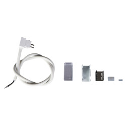 Integral LED Soldering Free Right End Outlet Connector for 12 x 17mm Top Bend Neon Strip Light