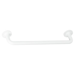 Rothley 25mm Steel Grab Rail - 457mm Length - Matt White
