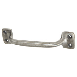 Olde Forge 10mm D-Bar Cabinet Pull Handle - 115mm Centres - Pewter Effect