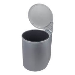Emuca Automatic Bin - 13L - Grey Plastic