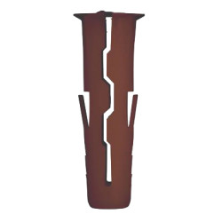 Rawlplug UNO Wall Plug - 7 x 30mm - Brown - Pack of 96