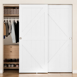 Klug Bi-Passing Sliding Wardrobe Kit - 1830mm Track - 27kg Max Door Weight