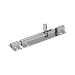 Altro Straight Barrel Bolt - 75 x 25mm - Polished Chrome