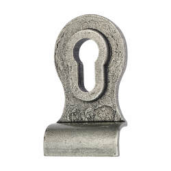 Olde Forge Euro Back to Back Cylinder Pull - 90 x 50mm - Pewter