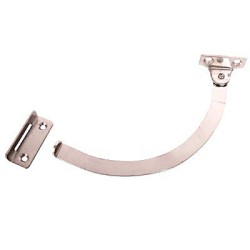 Altro Quadrant Stay - 150mm Length - Left Hand - Nickel Plated