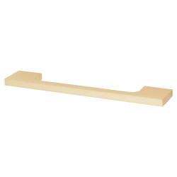 Altro Bibury 8mm Slim D-Bar Cabinet Pull Handle - 160mm Centres - Satin Brass