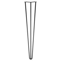 Rothley Hairpin Leg - 3 Pin - 710mm Height - Matt Black