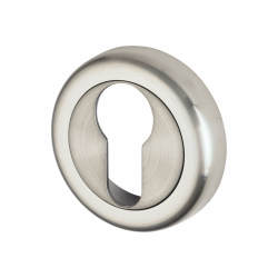Altro Escutcheon - 50mm Diameter - Euro - Satin Chrome
